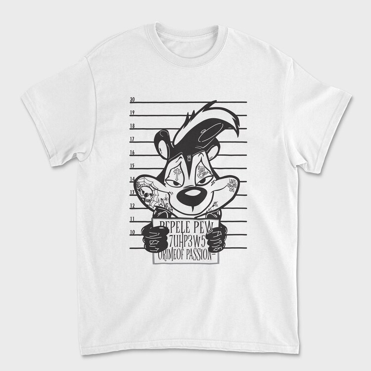 Prisoner Pep Le Pew, Unisex Men's T-Shirt