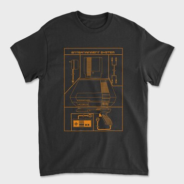 Retro Gaming Entertainment System, Unisex Men's T-Shirt