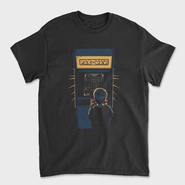 Retro Gaming Pac Man Game, Unisex Men's T-Shirt