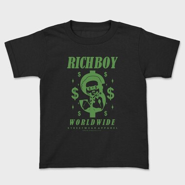 Richboy 2, Kids' T-Shirt