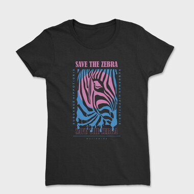 Save The Zebra 1, Women's T-Shirt