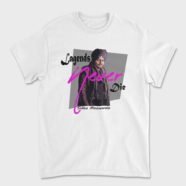 Unisex Men's T-Shirt, Sidhu Moosewala