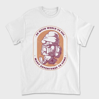 So Much World to See, Unisex Men's T-Shirt