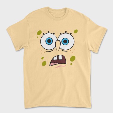 SpongeBob face 6, Unisex Men's T-Shirt
