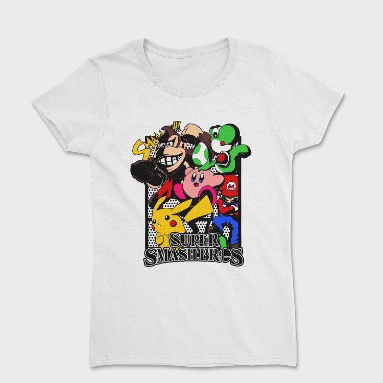 Super Smash Bros, Дамска Тениска