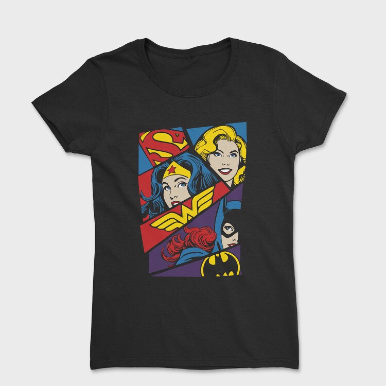 Supergirl Wonder Woman Batwoman, Дамска Тениска