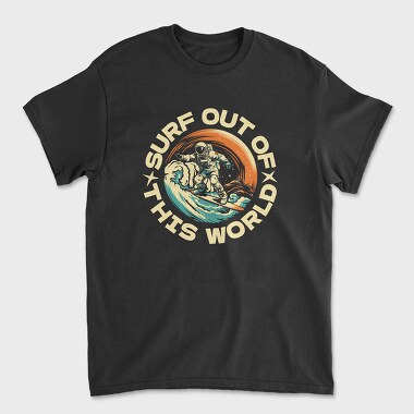 Surf Out of This World, Unisex Men's T-Shirt