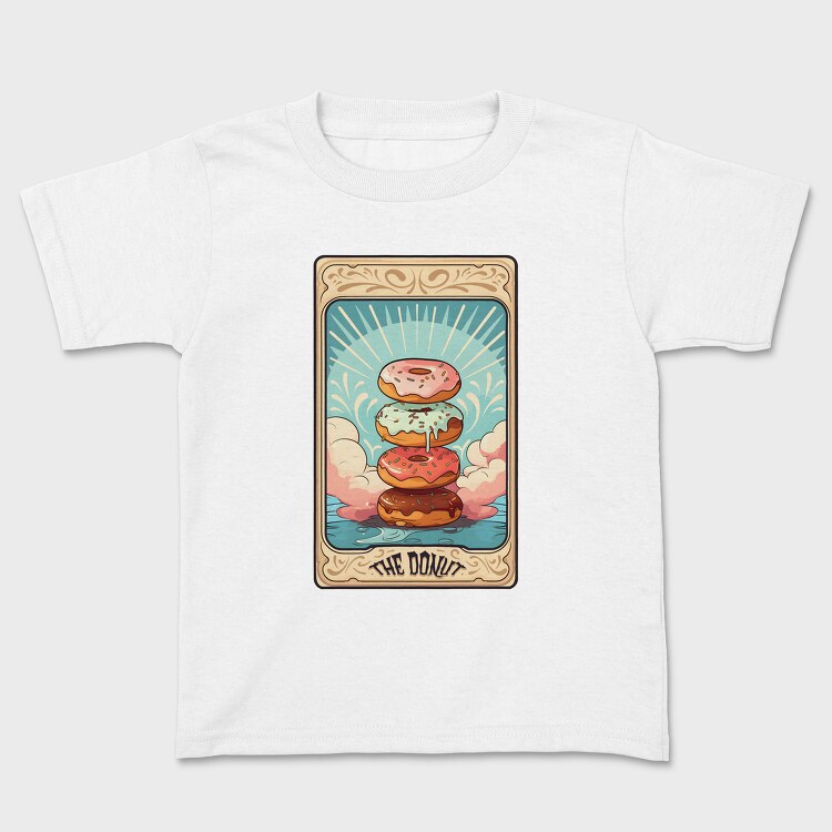 Tarot Card the Donut, Kids' T-Shirt