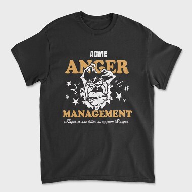 Unisex Men's T-Shirt, Tasmanian Devil Anger