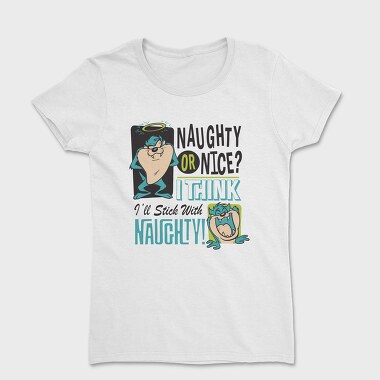 Tasmanian Devil Naughty or Nice, Women's T-Shirt