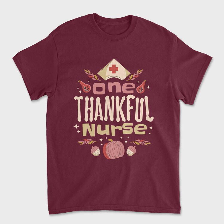 Thankful Nurse, Унисекс Мъжка Тениска
