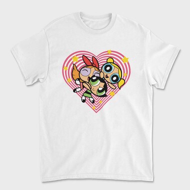 The Powerpuff Girls 5, Унисекс Мъжка Тениска