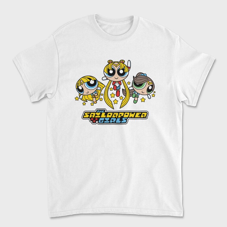 The Powerpuff Girls Sailor, Unisex Men's T-Shirt