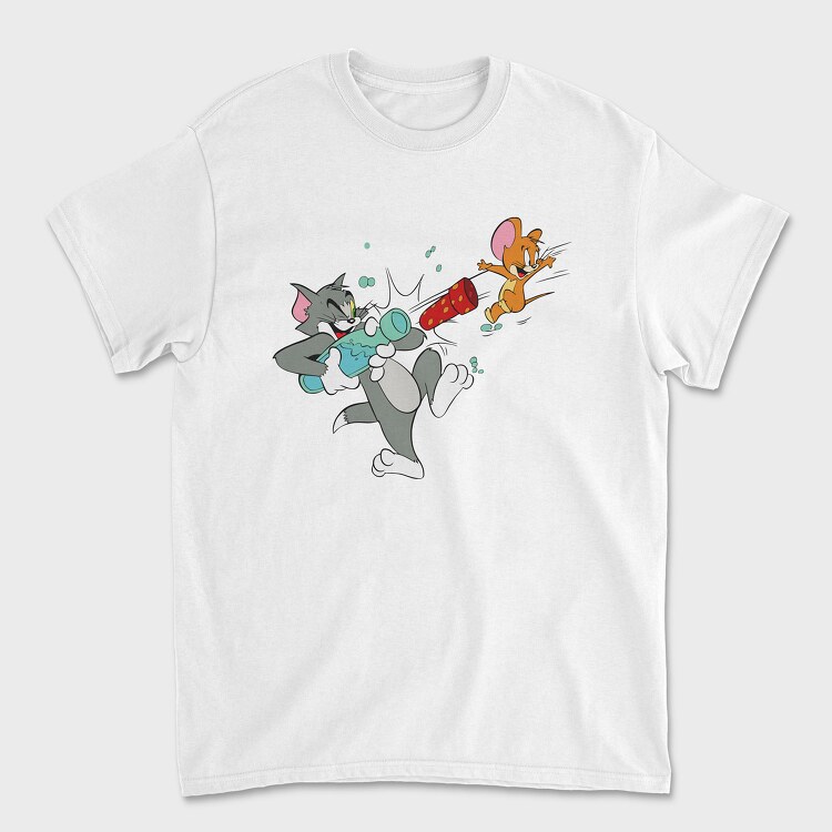 Tom and Jerry 17, Унисекс Мъжка Тениска