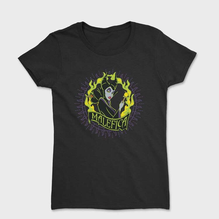Villanas Disney Malefica A, Дамска Тениска