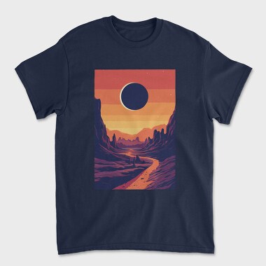 Unisex Men's T-Shirt, Eclipse