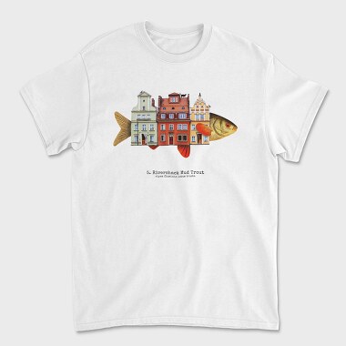 Унисекс Мъжка Тениска, House Animal Fish