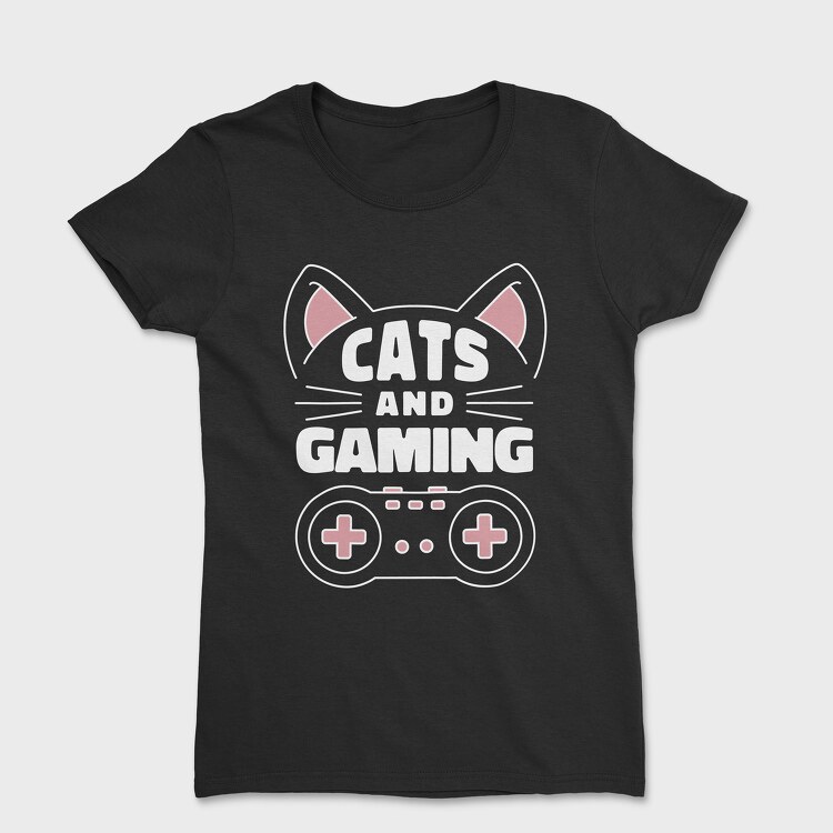 Cats and Gaming, Women's T-Shirt