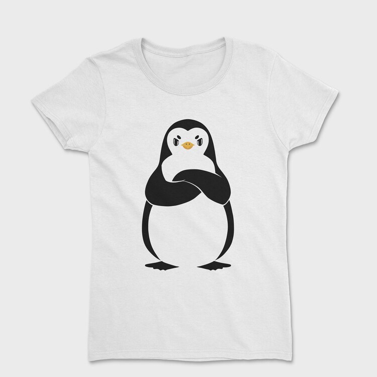 Angry Pinguin, Women's T-Shirt