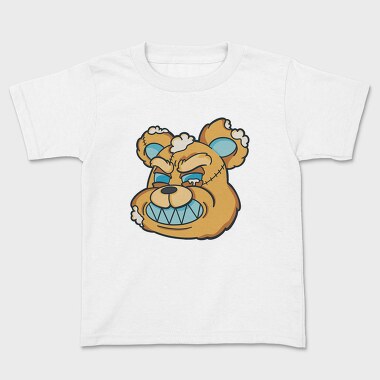 Angry Teddy Bear, Kids' T-Shirt