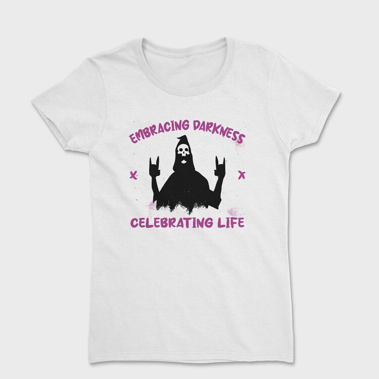 Embracing Darkness, Women's T-Shirt