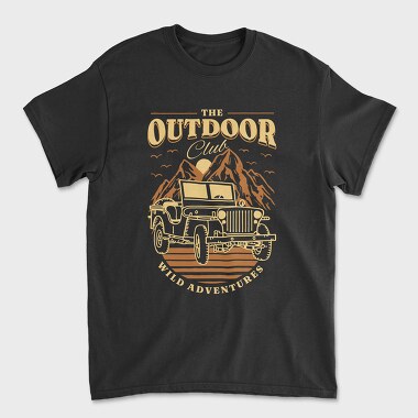The Outdoor Club, Unisex Men's T-Shirt