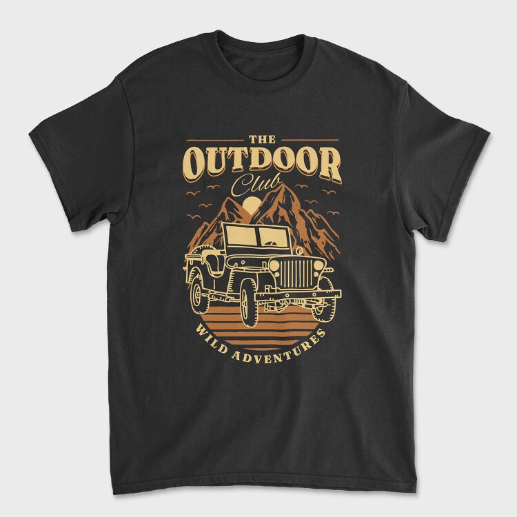 The Outdoor Club, Унисекс Мъжка Тениска