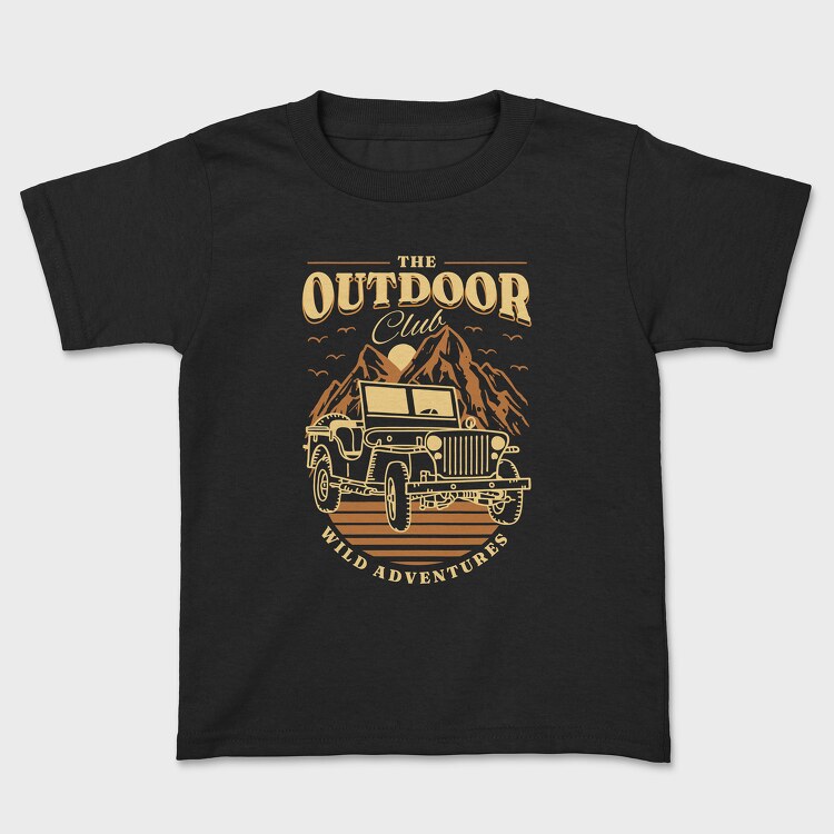 The Outdoor Club, Kids' T-Shirt