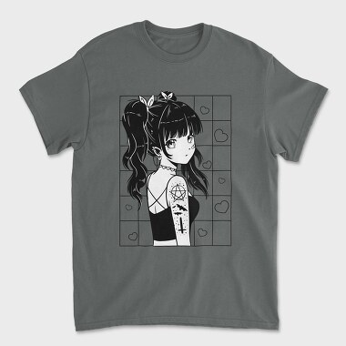 Anime Dark Cute, Unisex Men's T-Shirt