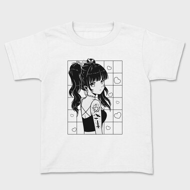 Anime Dark Cute, Kids' T-Shirt