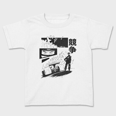 Anime Race 1, Kids' T-Shirt