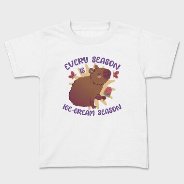 Every Season Icecream, Kids' T-Shirt