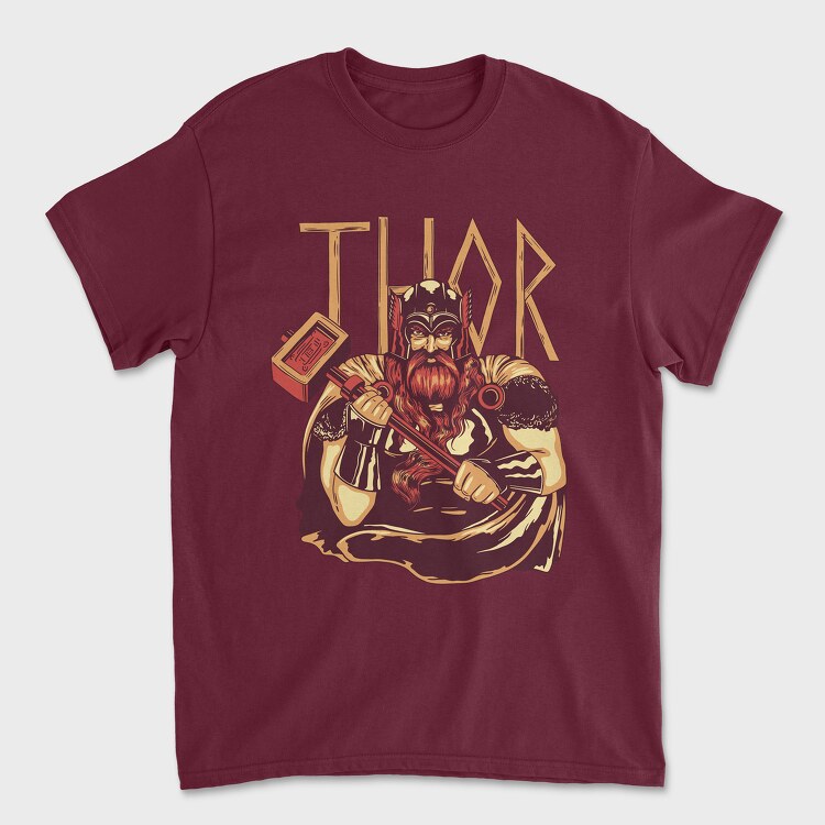 Thor God Mythology, Unisex Men's T-Shirt
