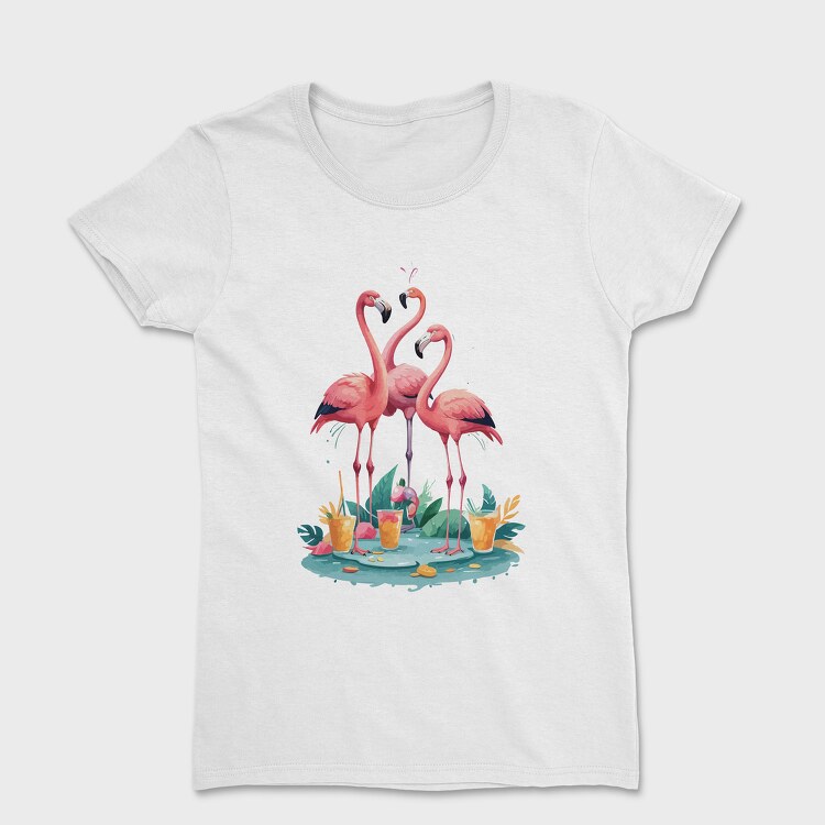 Three Flamingos, Дамска Тениска