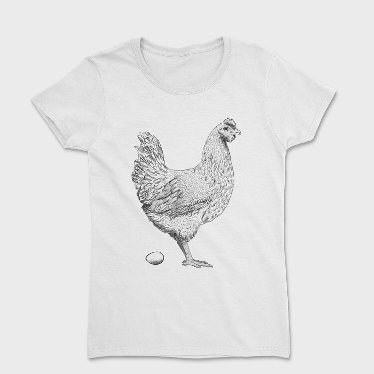 Chicken Egg, Women's T-Shirt