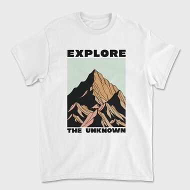 Explore the Unknown, Unisex Men's T-Shirt