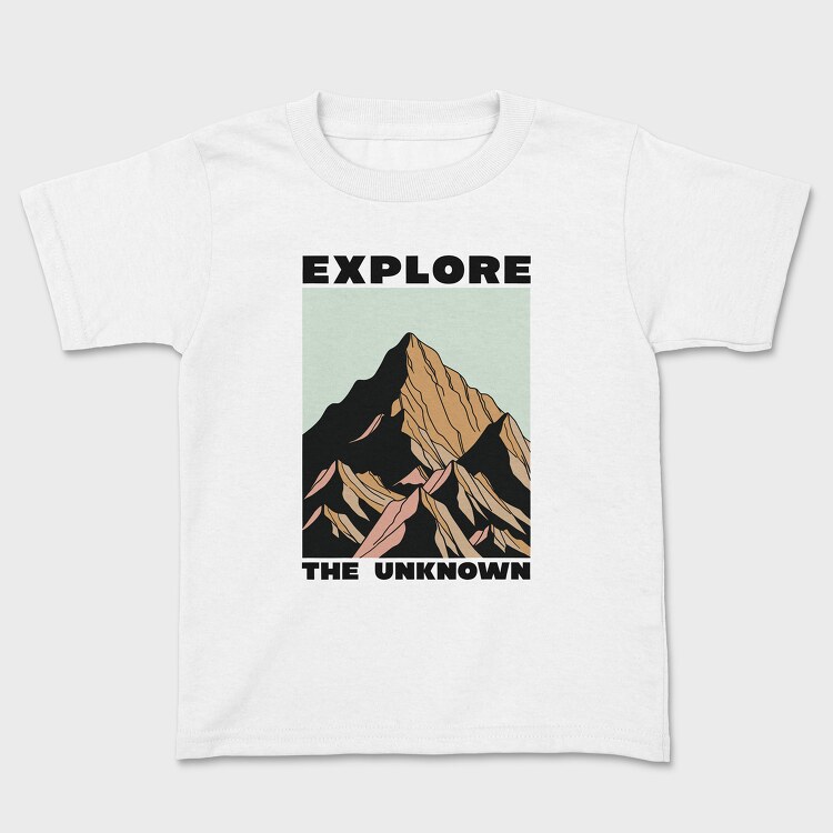 Explore the Unknown, Kids' T-Shirt