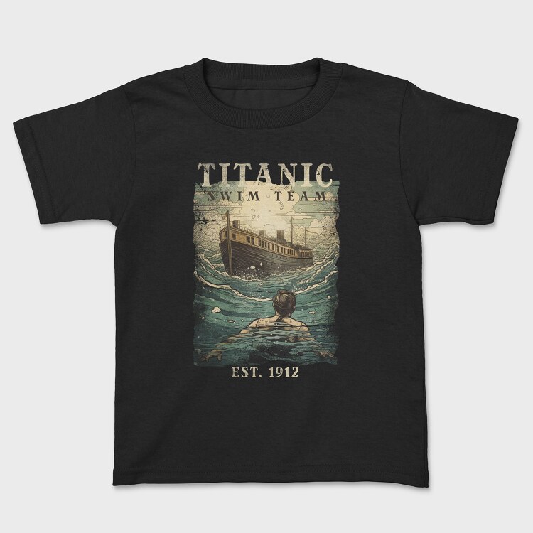 Titanic Swim Team, Kids' T-Shirt