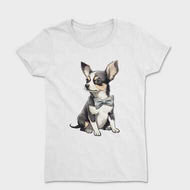 Chihuahua Bow, Women's T-Shirt