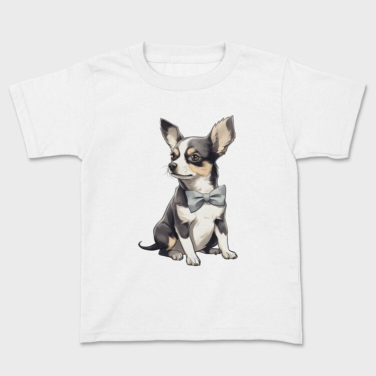 Chihuahua Bow, Kids' T-Shirt