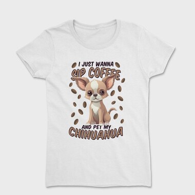 Chihuahua Coffee, Women's T-Shirt