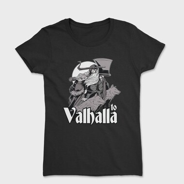 To Valhala Odin Wolves, Women's T-Shirt