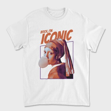 Art Pearl Girl Iconic, Unisex Men's T-Shirt