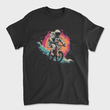 Astronaut Bike, Unisex Men's T-Shirt