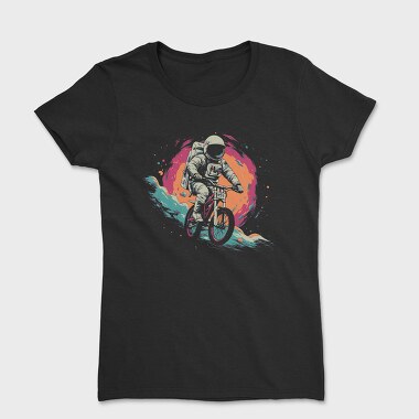 Astronaut Bike, Women's T-Shirt
