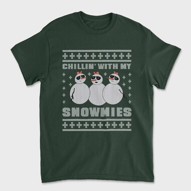 Chillin With My Snowmies, Unisex Men's T-Shirt