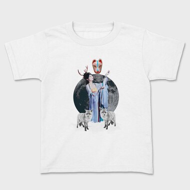 Tote Japan Kitsune, Kids' T-Shirt