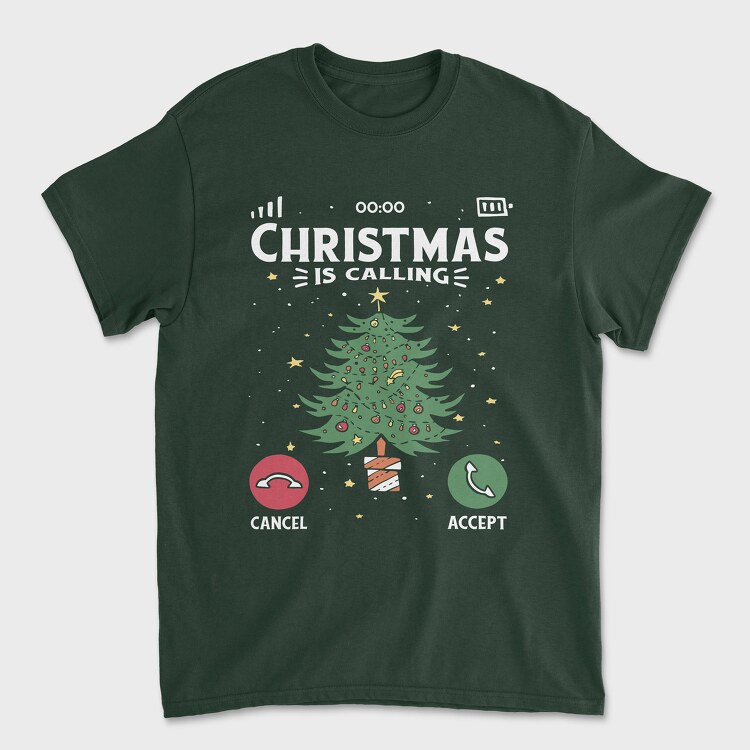 Christmas Call, Унисекс Мъжка Тениска