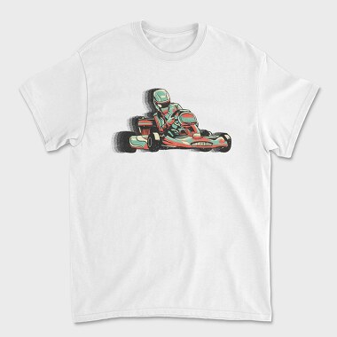 Unisex Men's T-Shirt, Fast Moving Kart