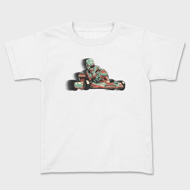 Fast Moving Kart, Kids' T-Shirt